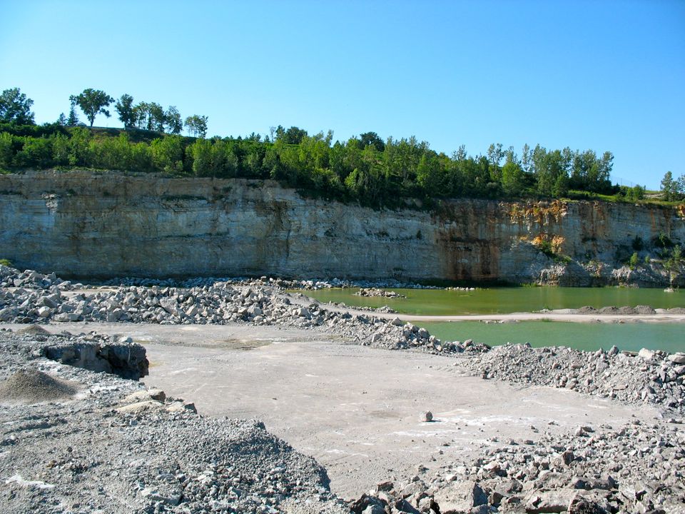 West side of quarry
