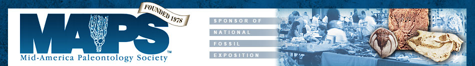 MAPS (Mid America Paleontology Society), Sponsor of National Fossil Exposition